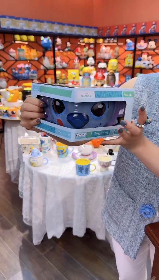 瓷片@@史迪奇水果沙拉碗（礼盒）