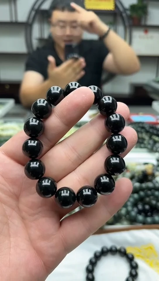 手串未镶嵌和田玉纯天然新疆塔青西瓜皮14