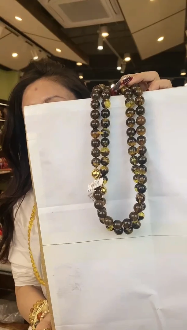 【闪购商品】琥珀颈饰未镶嵌多样性发一