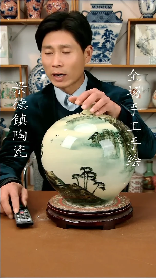 【闪购商品】瓶景德镇陶瓷摆件36