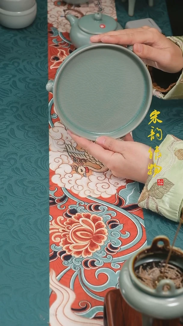 【闪购商品】纯手作清凉寺原矿釉三足洗14cm