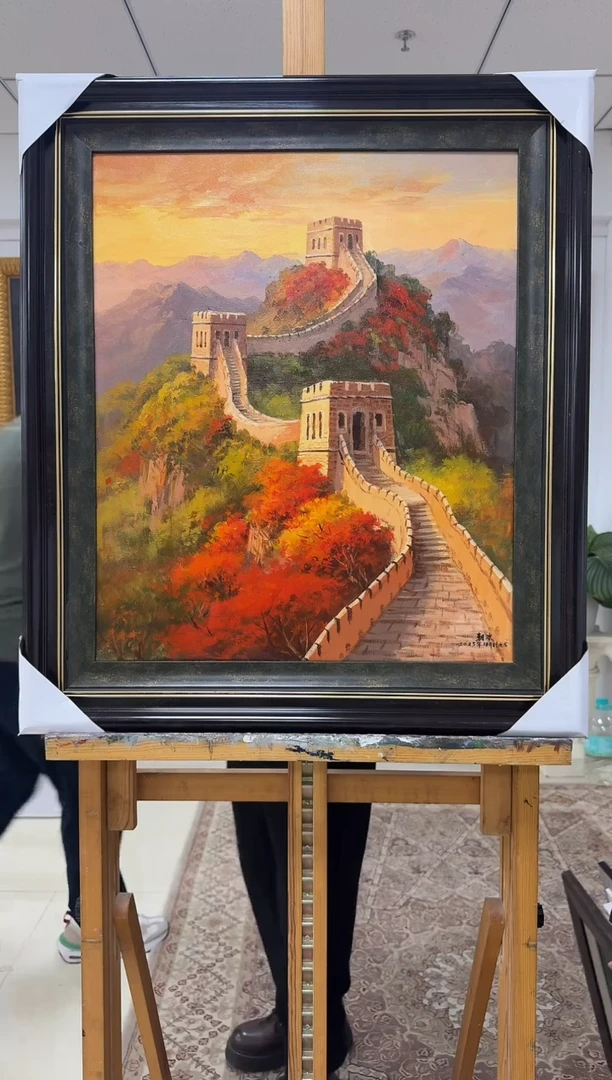 油画炳山艺术--梁朝水老师作品