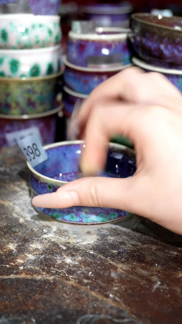 摆件精品窑变钧瓷茶器