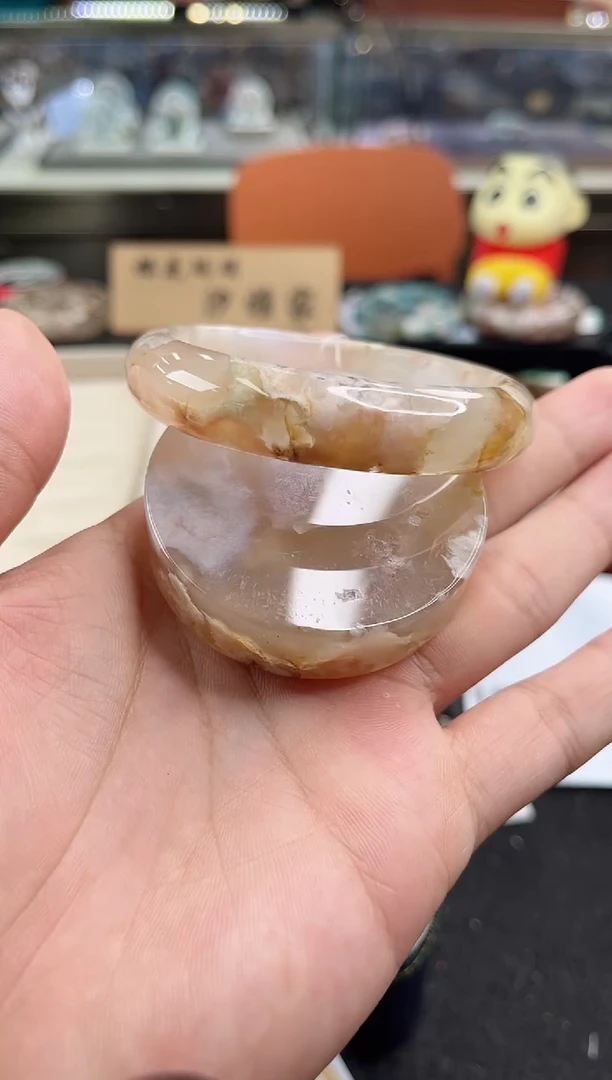 未镶嵌手镯石英质玉57圈口 （赠品镯心）3863802
