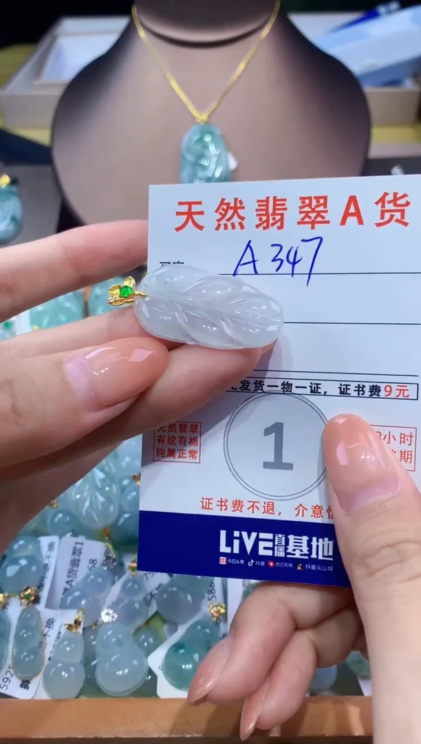 翡翠未镶嵌颈饰天然翡翠A货挂件