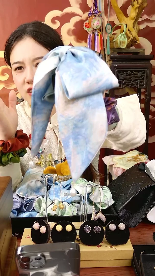 纯铜合金琉璃非遗香云纱抓夹