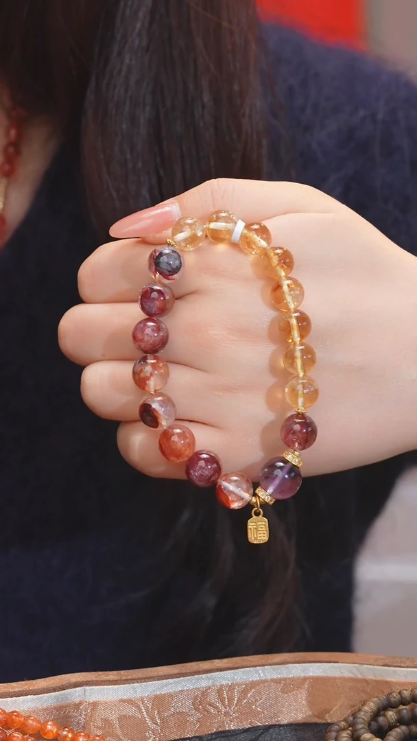 【闪购商品】水晶手串未镶嵌多样性发 卡10@@W9642