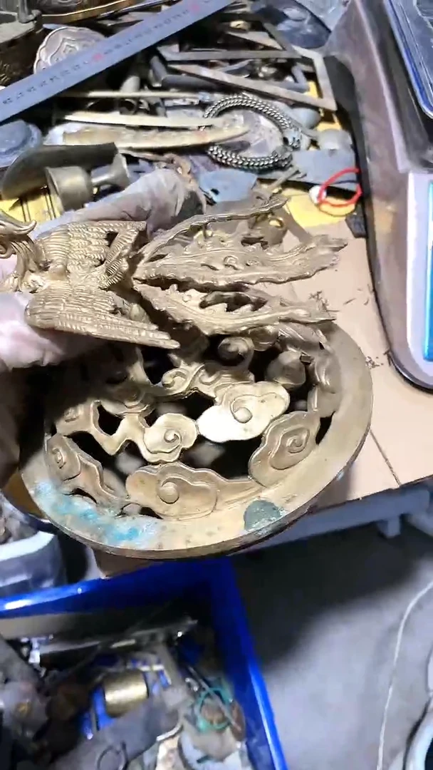 桥***有金属工艺摆件民俗杂件二手旧货