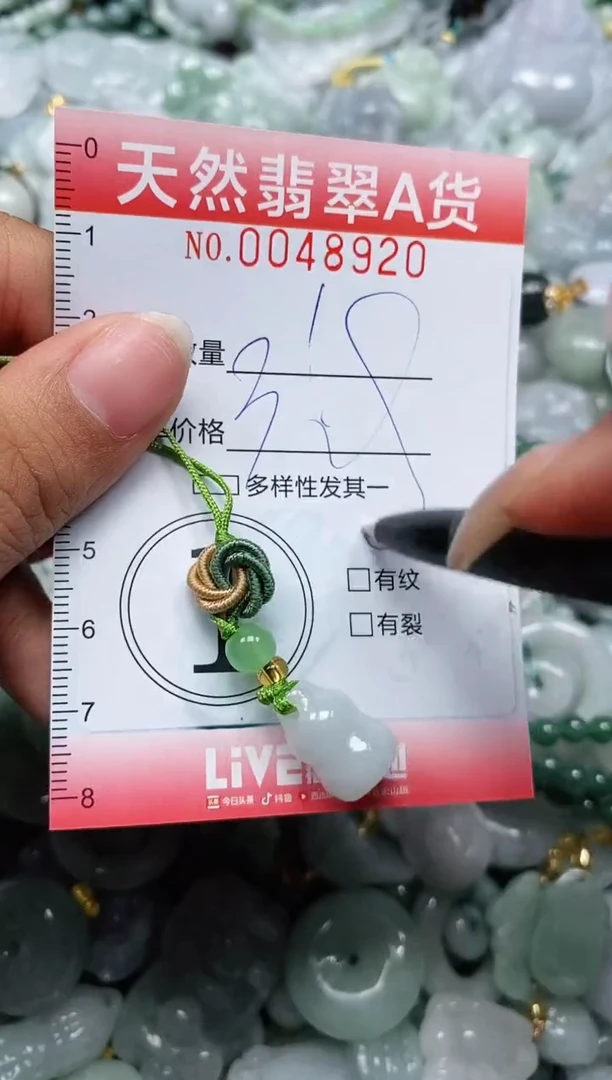 翡翠未镶嵌颈饰闪购0048920