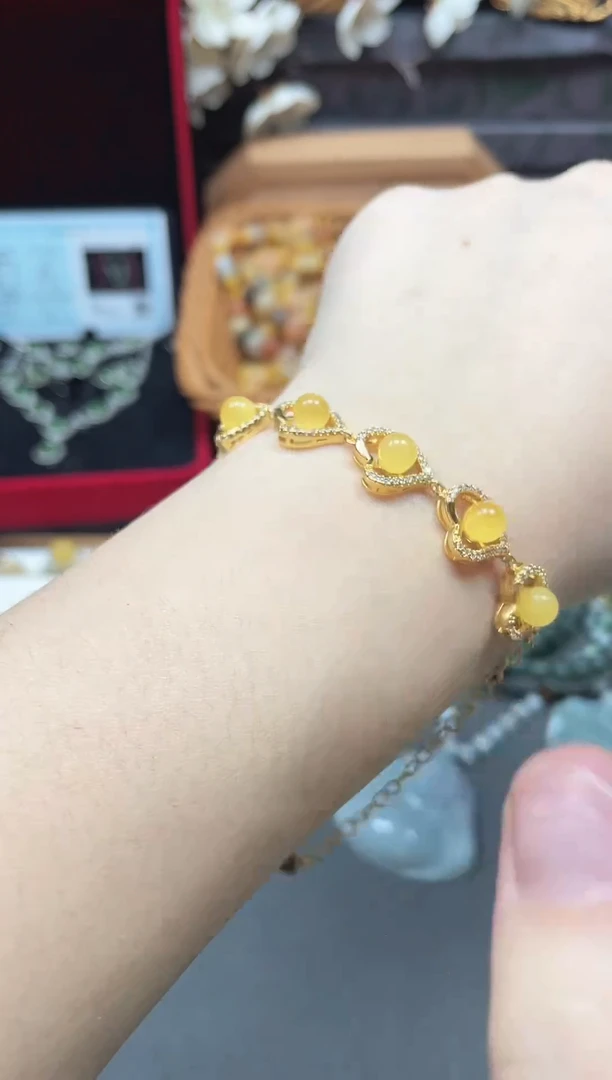 手链蜜蜡未镶嵌多样性发货拍一发一