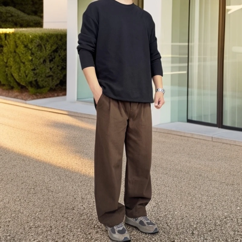 【经典阔腿休闲长裤】秋季新款阔腿休闲长裤