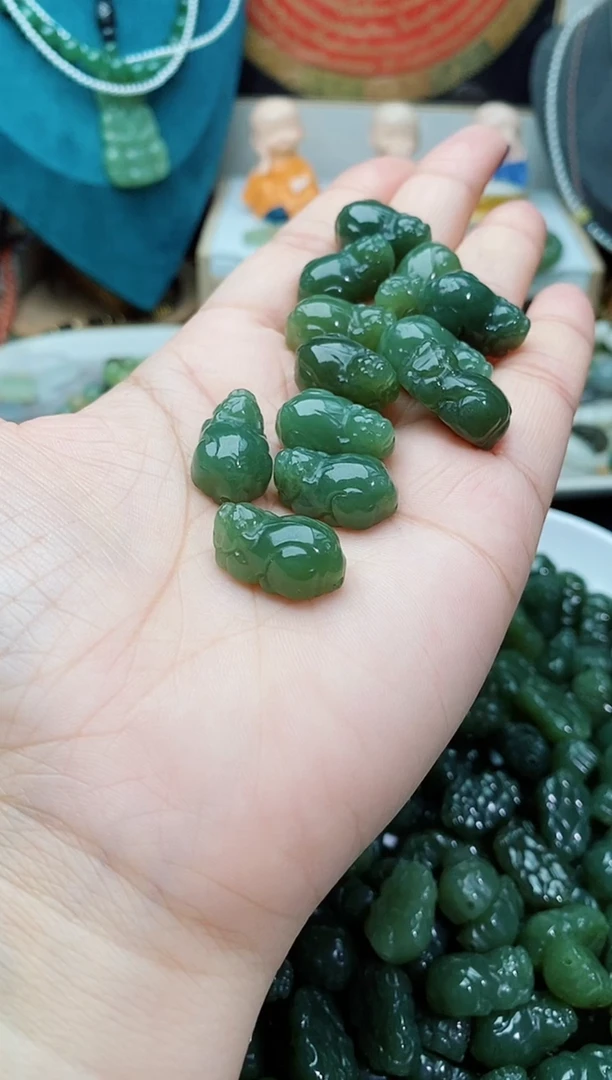 未镶嵌和田玉珠宝半成品A11多样性发其一