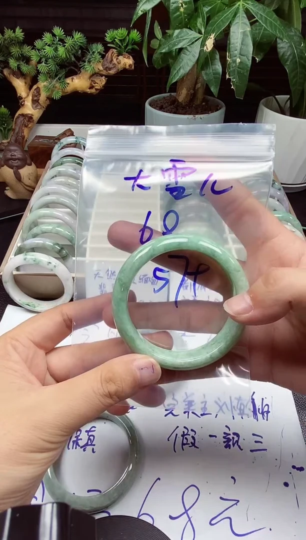 翡翠手镯未镶嵌大****歌翡翠手镯#122