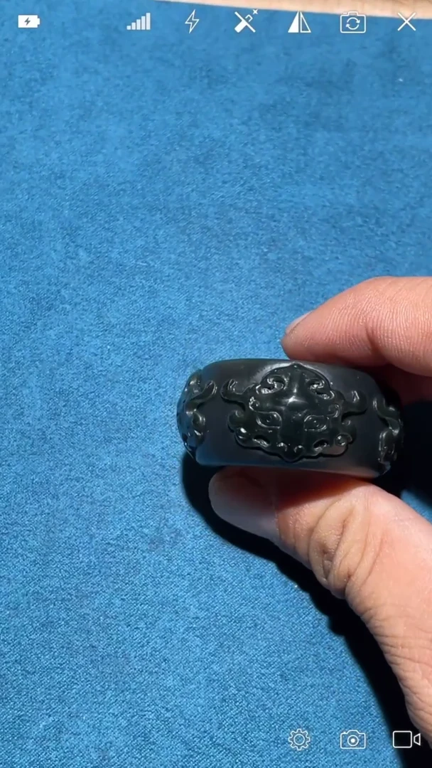 【闪购商品】和田玉HZ未镶嵌仿古雕刻扳指