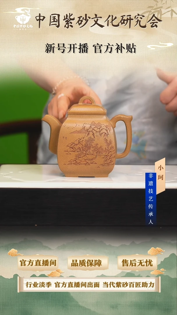 茶壶紫砂陶茶文化王    文人段300cc左右