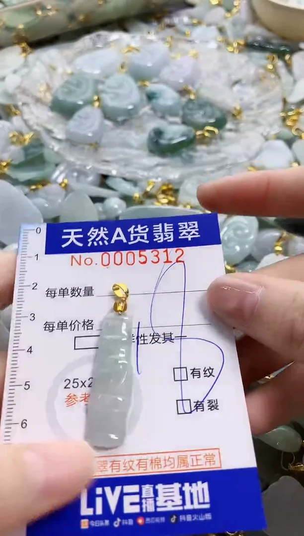 颈饰未镶嵌翡翠天然A货翡翠