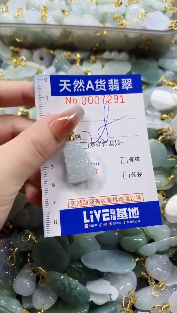 颈饰未镶嵌翡翠天然A货翡翠