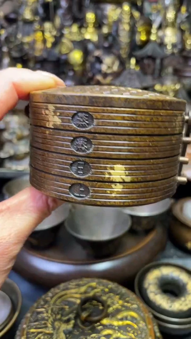 文玩铜器摆件8888