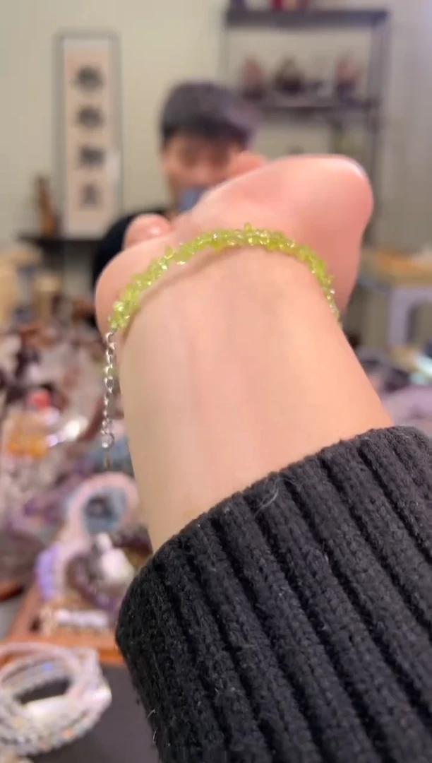 【闪购商品】碧玺手链未镶嵌沙佛莱碧玺手链（多样性发其一）