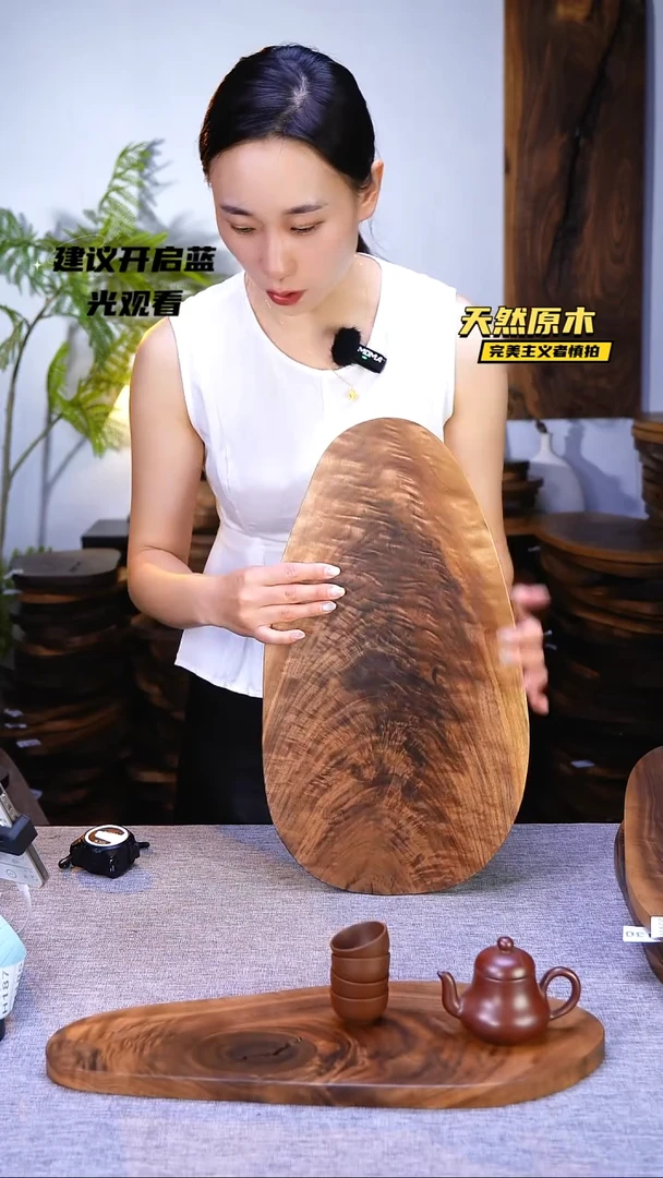 木北美黑胡桃原木.干裂疤结不属于商品质量问题完美主义者慎拍