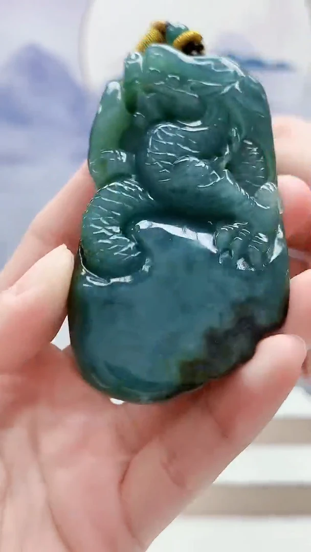 未镶嵌定制翡翠5145lr-毛货挂件193