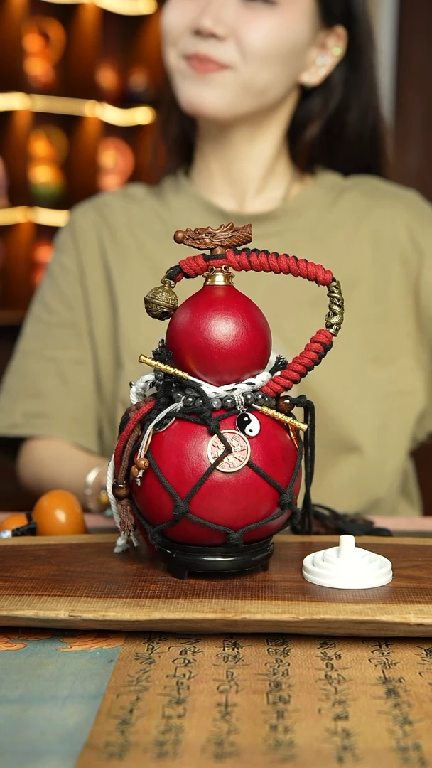 145号精品大漆酒葫芦防腐防渗装水茶酒