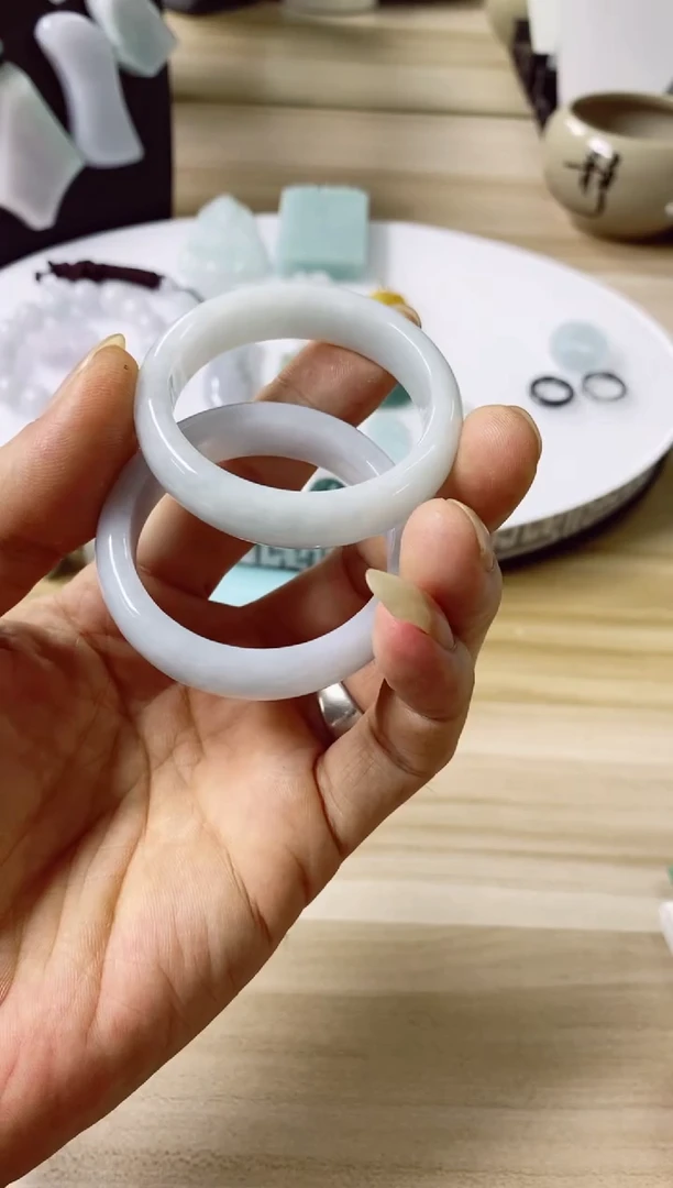 翡翠未镶嵌颈饰36天然缅甸翡翠A货分两单