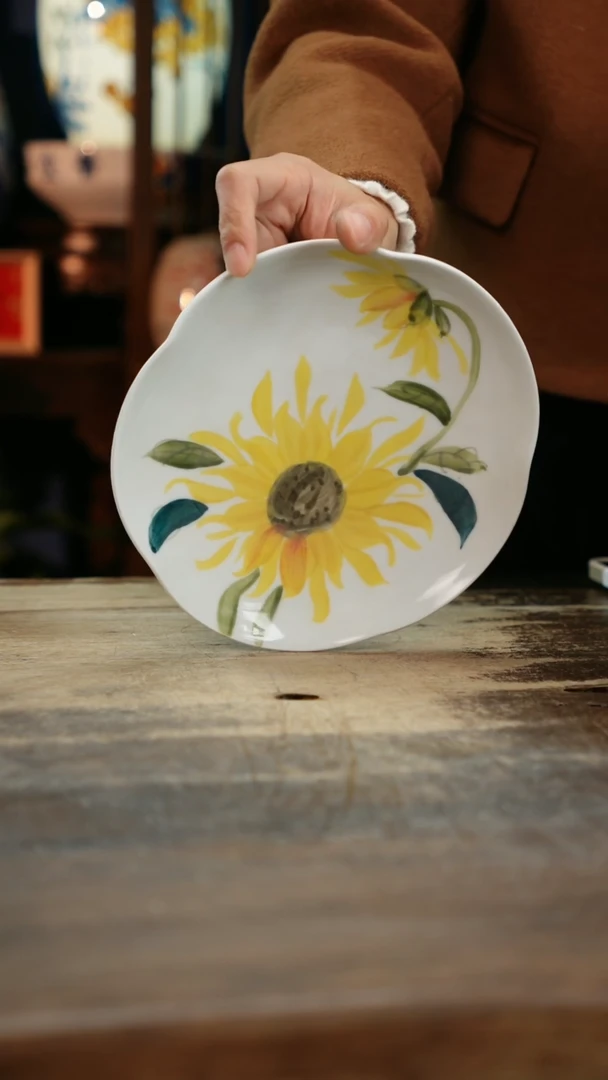 【闪购商品】瓷片景德镇纯手工釉下彩精品餐具