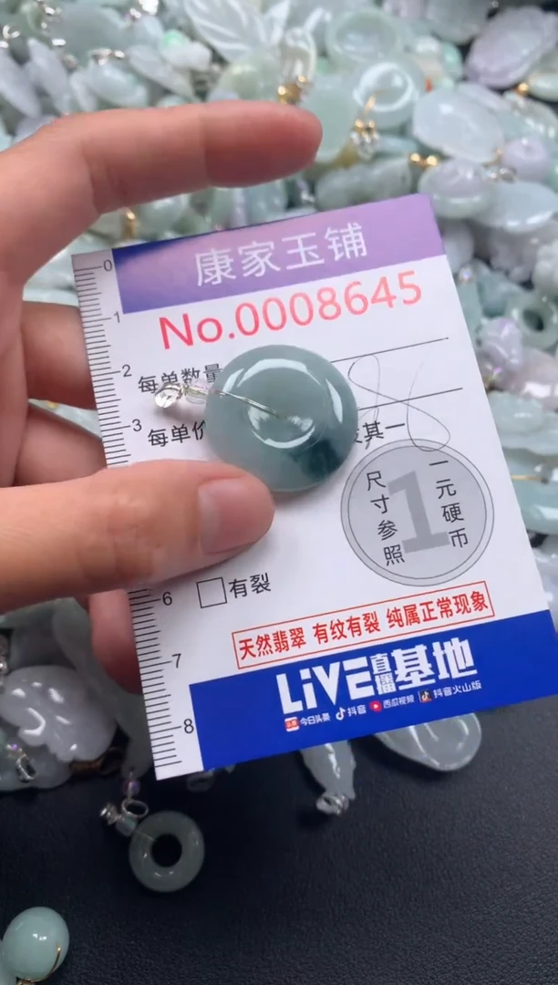 颈饰未镶嵌翡翠8645