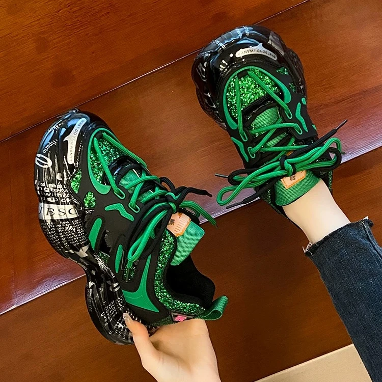 【大爆款-桃】老爹鞋女款2025新款秋季爆款鞋子小个子增高运动鞋