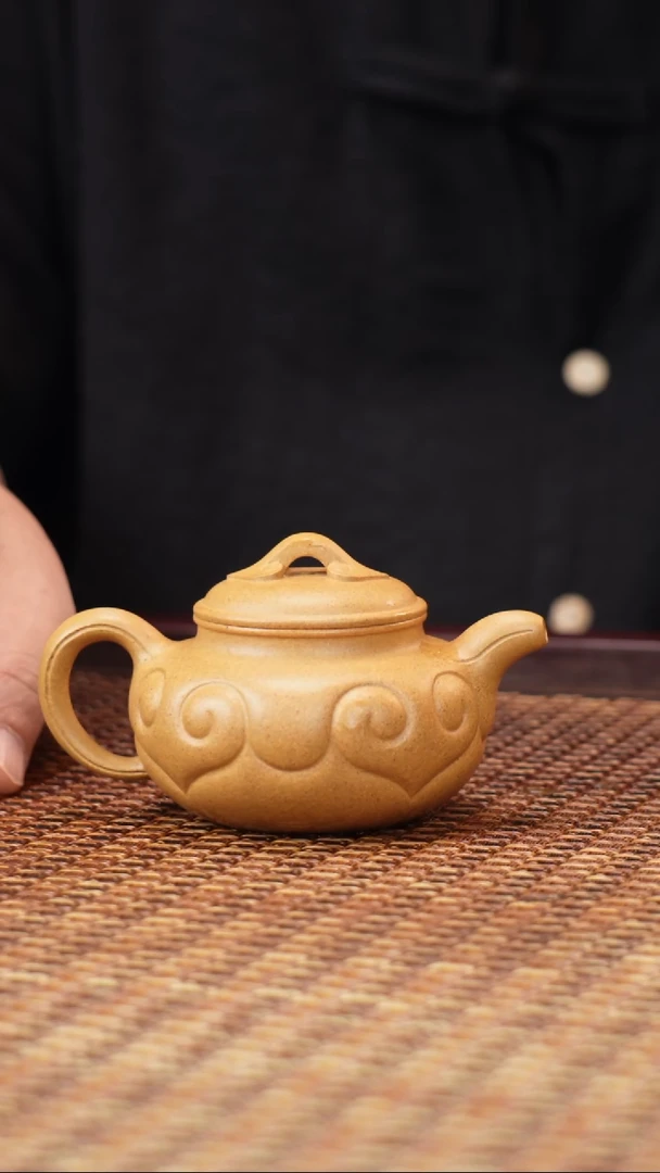 茶壶紫砂汀禾紫砂仿古如意
