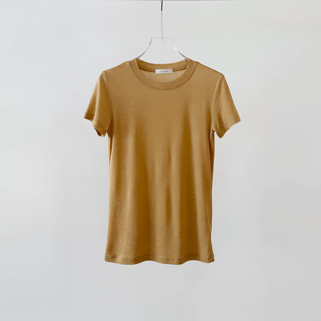 潇潇studio-云柔系列 纯色裸感软糯夏款短袖t