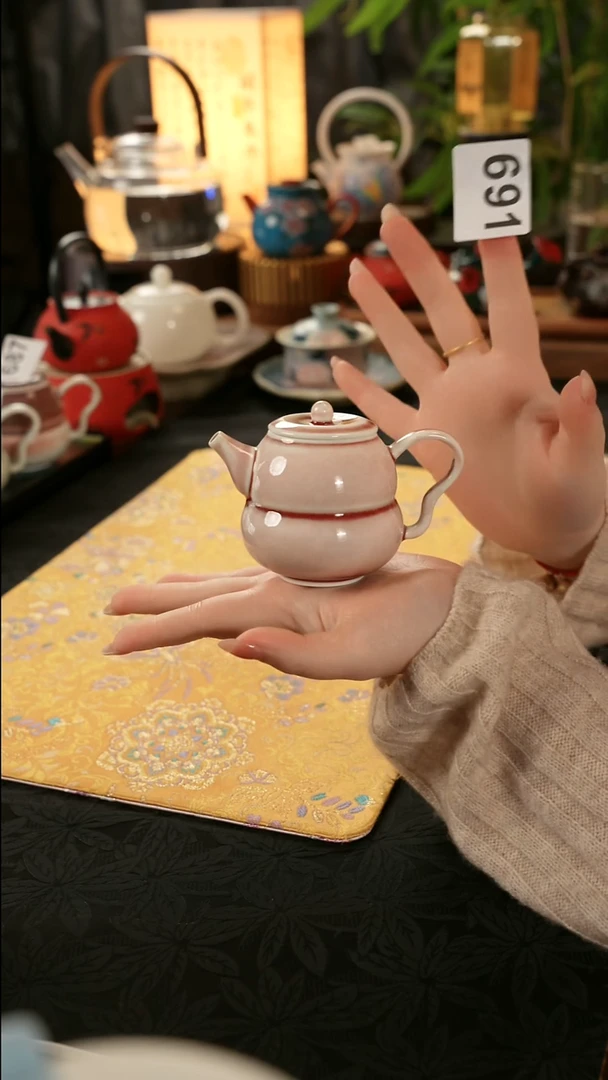 陶瓷茶具楚门窑变壶691
