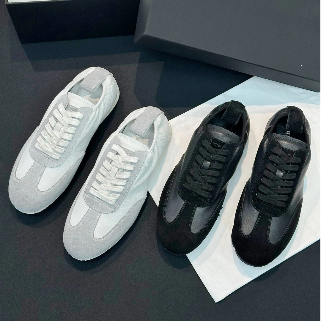 时尚小众休闲鞋女德训鞋女软底两穿休闲单鞋真皮休闲鞋女式休闲鞋