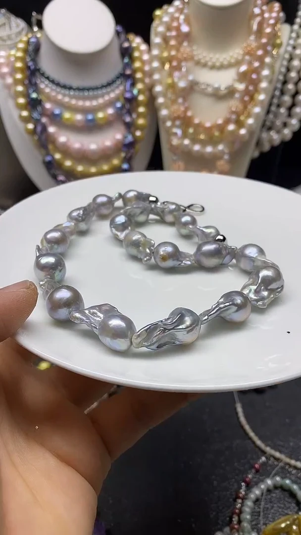 颈饰未镶嵌淡水珍珠多人