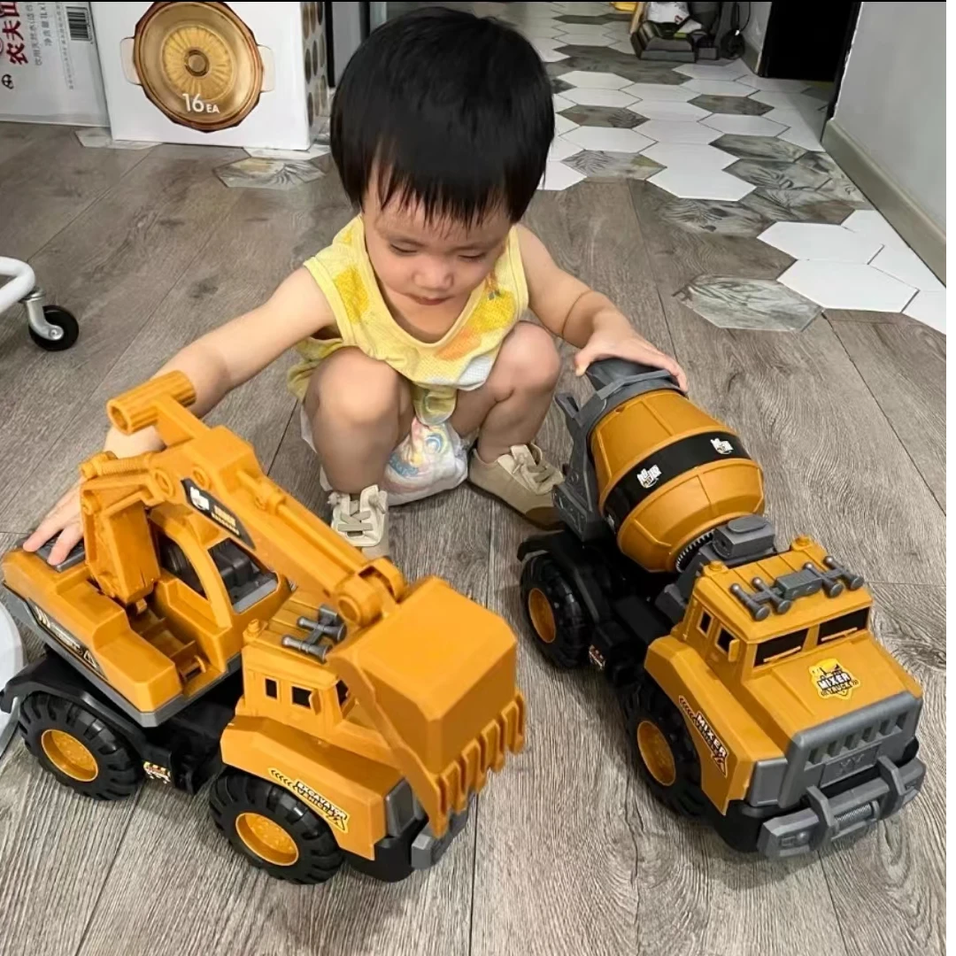 清完过年  四只装工程车【电商盒   款式随机发】