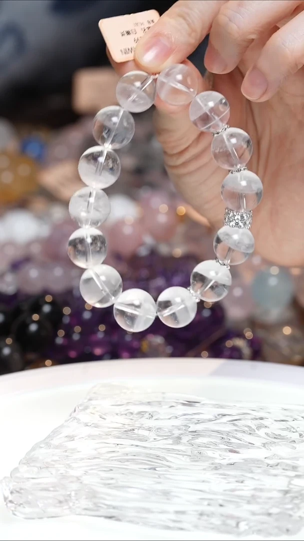 未镶嵌手串水晶白幽灵手串·MM0025DEC093L301