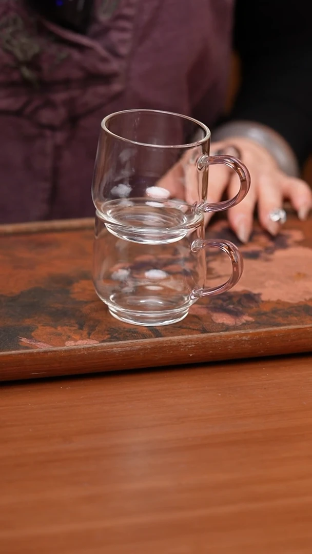 【闪购商品】璃享/水月杯2入/浅粉/不批发