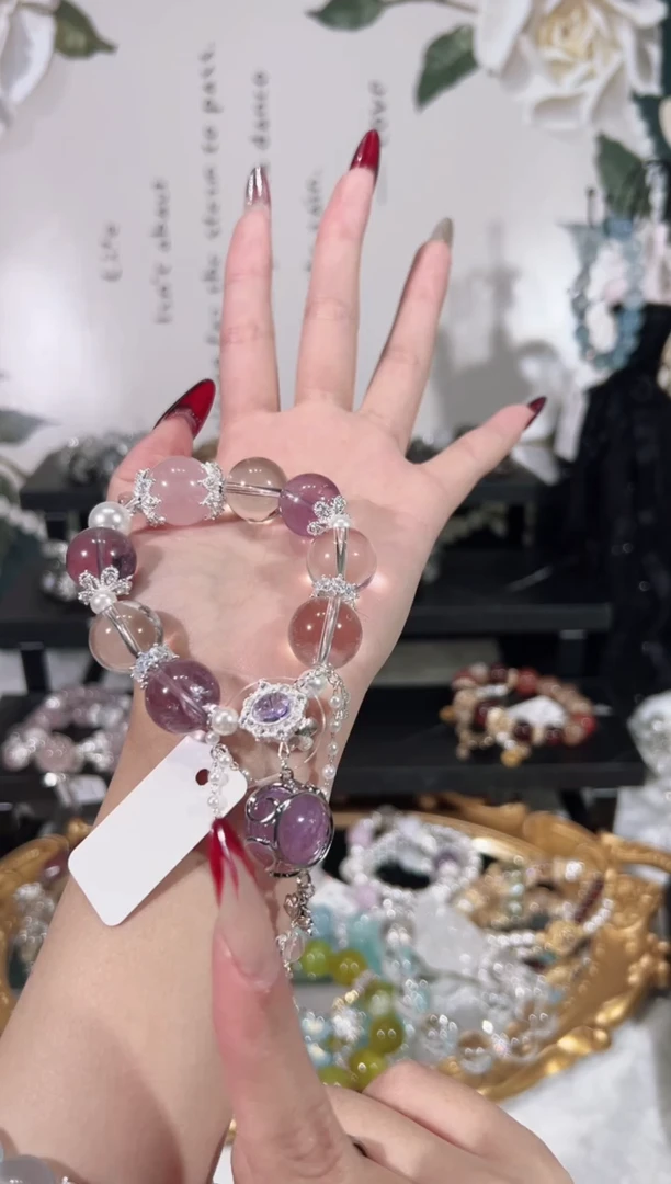 【闪购商品】水晶手链未镶嵌天然水晶默认微瑕，多样性发货发其一