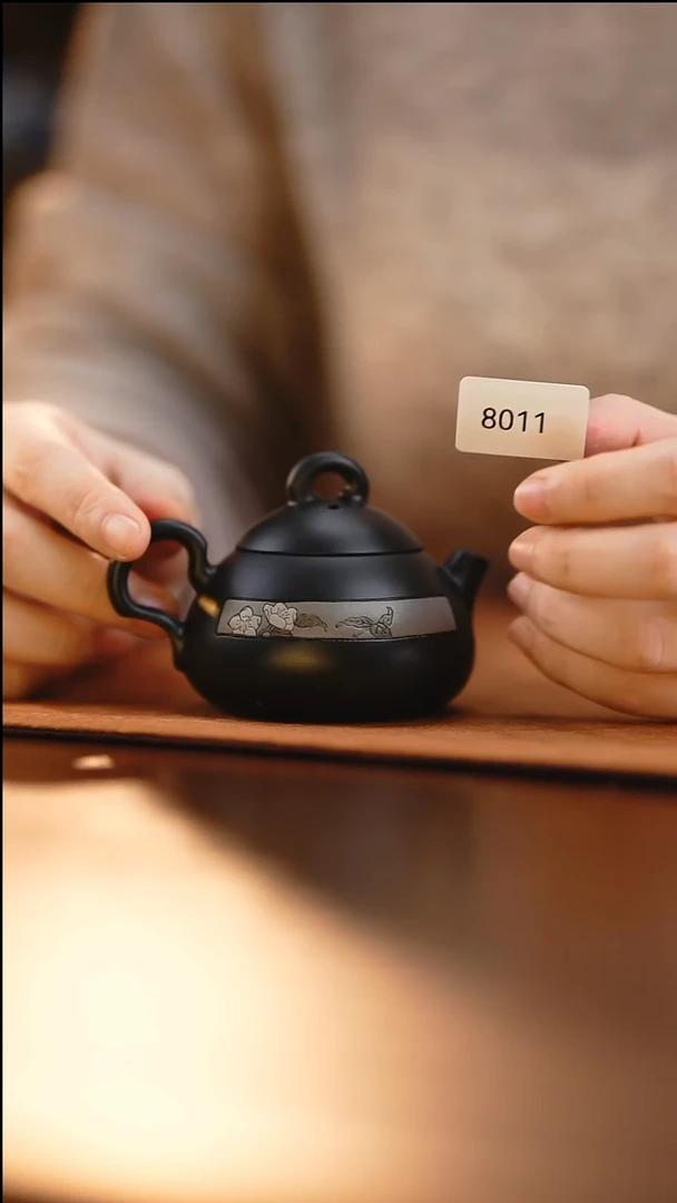 雲梦茶器紫陶茶壶8011