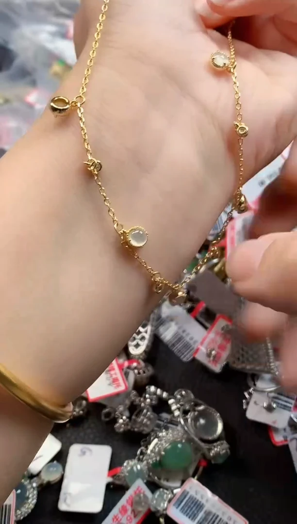 银S925镶嵌戒指翡翠天然A货缅甸翡翠