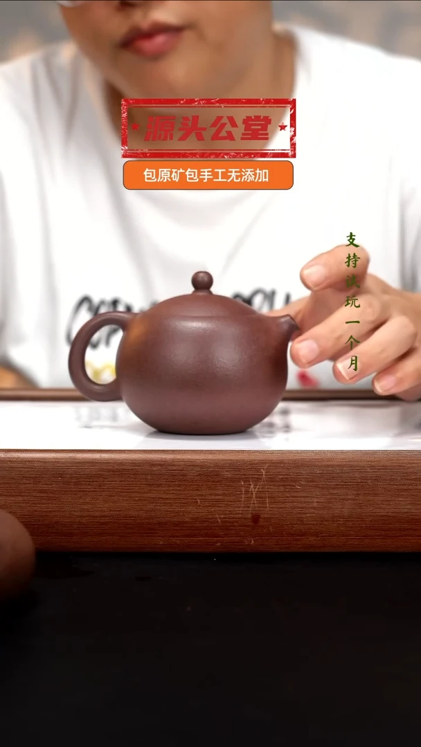 茶壶紫砂XJ粗砂底槽清掌上明珠