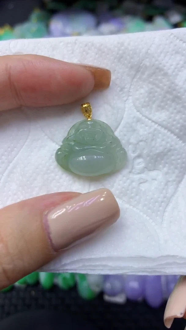 颈饰未镶嵌翡翠天然缅甸翡翠A货