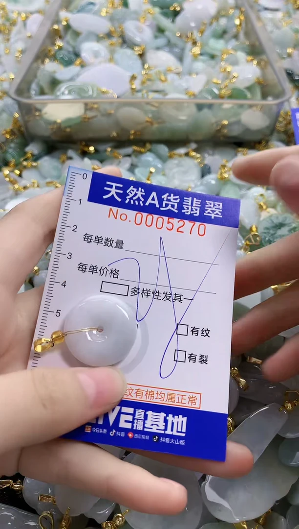 颈饰未镶嵌翡翠纯天然a货翡翠