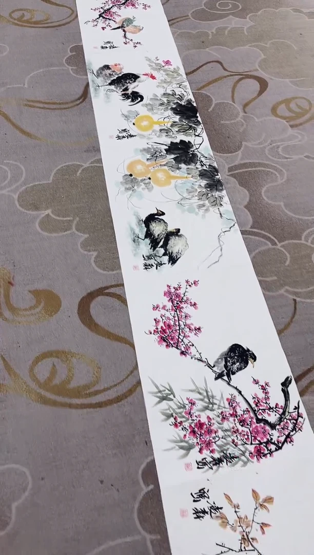 国画直播间凌老师的作品