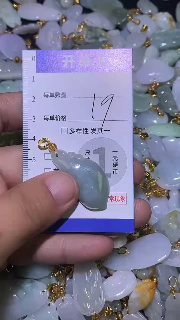 颈饰未镶嵌翡翠天然A货翡翠