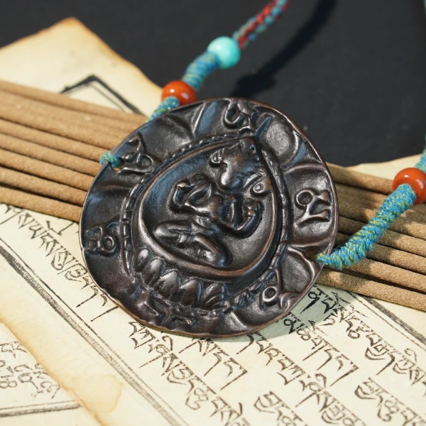 民国四臂观音吊牌/LBT1989Z/古玩老串/律宝堂