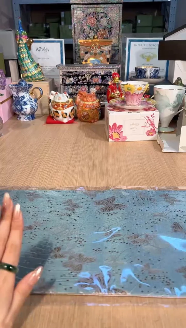 【闪购商品】杯78蓝蝴蝶桌席