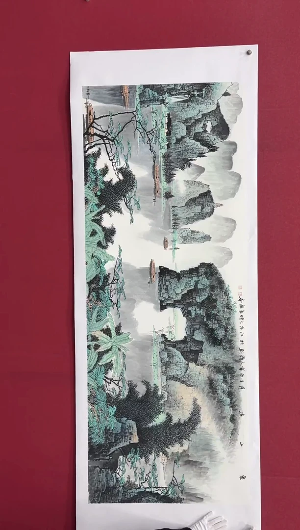 国画国画绘画山水花鸟