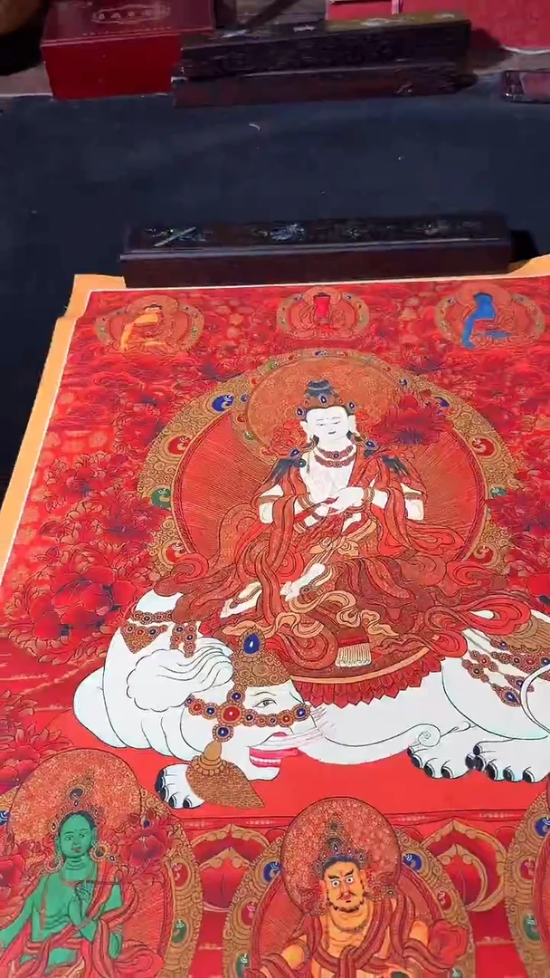 卷轴画藏式珍藏彩绘艺术馆172